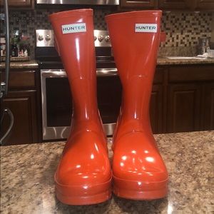 Hunter rain boots!